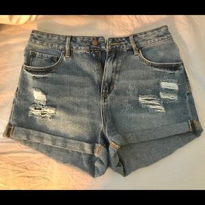 High Rise PacSun distressed Shorts